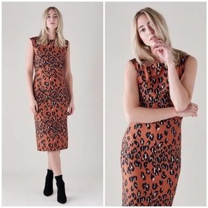 Rachel Comey Medina Leopard Printed Dress